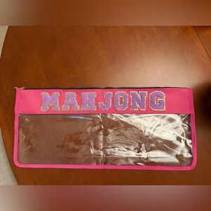 Pink Mahjong Tile Bag